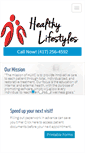 Mobile Screenshot of healthylifestyleswellnesscenter.com